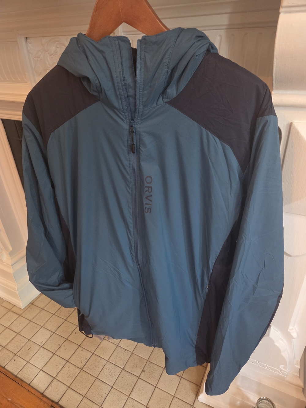 Orvis Pro Polartec Primaloft puffer jacket - L Dark Teal Carbon Navy